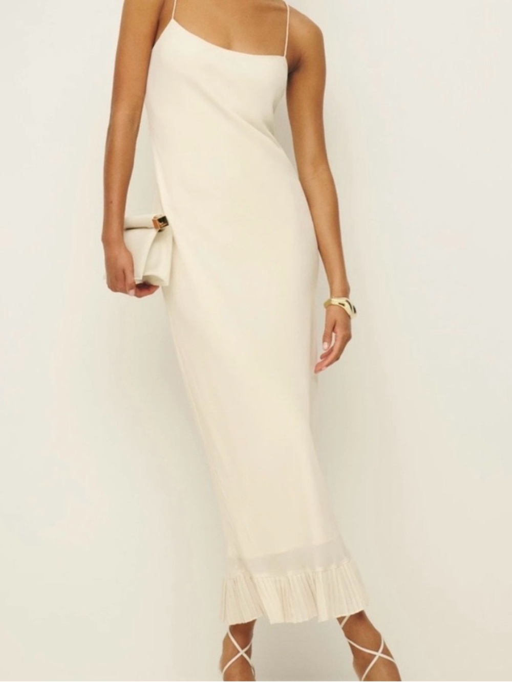 Reformation Suki Ivory Dress Size 0